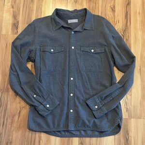 Everlane Dark Gray Shirt Jacket
